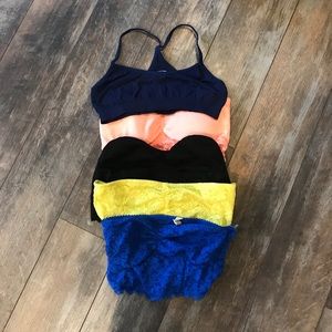 Bundle or 5 bandeau bras!